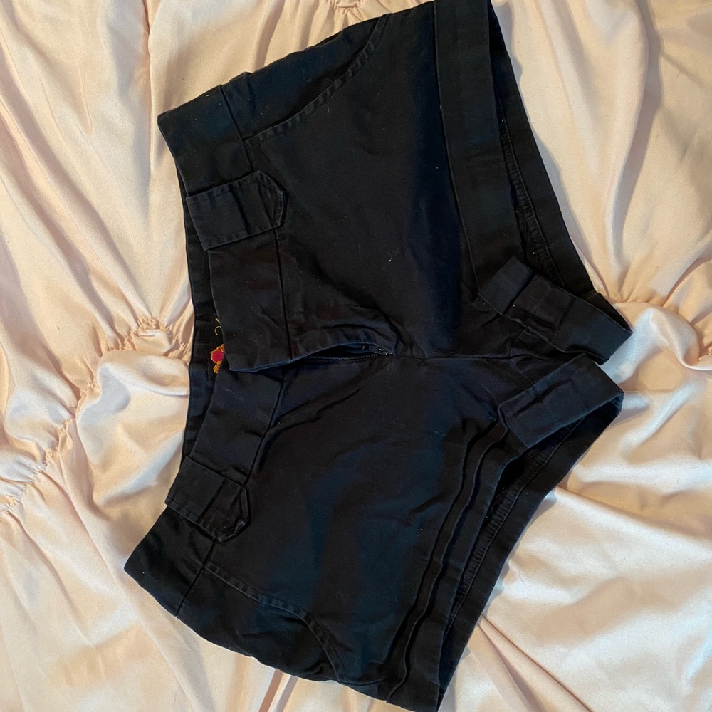 Black dressy shorts